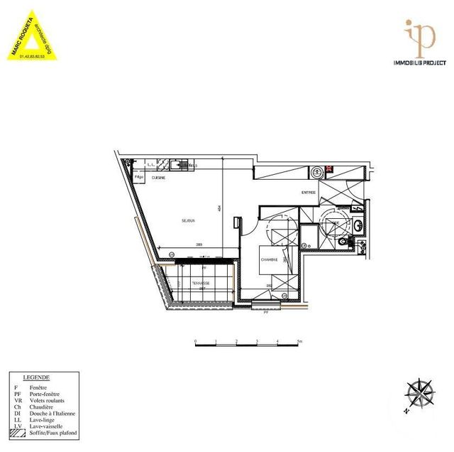 Afficher la photo en grand Appartement F2 à vendre - 2 pièces - 52,93 m2 - La Varenne St Hilaire - 94 - ILE-DE-FRANCE