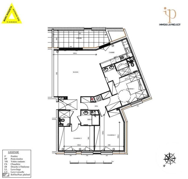 Appartement F4 à vendre - 4 pièces - 105,98 m2 - St Maur Des Fosses - 94 - ILE-DE-FRANCE