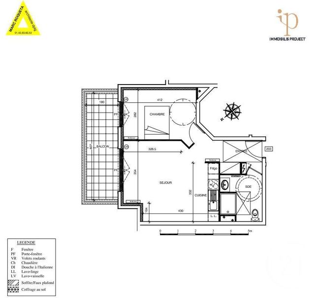 Appartement F3 à vendre - 2 pièces - 45,83 m2 - St Maur Des Fosses - 94 - ILE-DE-FRANCE