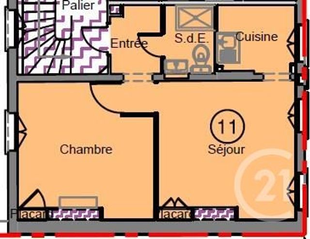 Appartement F2 à vendre - 2 pièces - 36,70 m2 - St Maur Des Fosses - 94 - ILE-DE-FRANCE