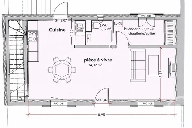 Maison &agrave; vendre - 4 pi&egrave;ces - 90 m2 - St Maur Des Fosses - 94 - ILE-DE-FRANCE